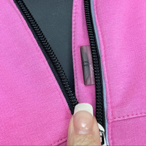 Nike pink zip-up sweatshirt size medium - Picture 4 of 12